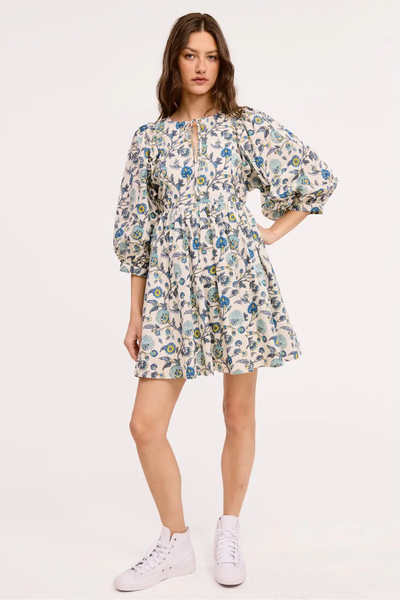 Bohemian Print Mini Dress