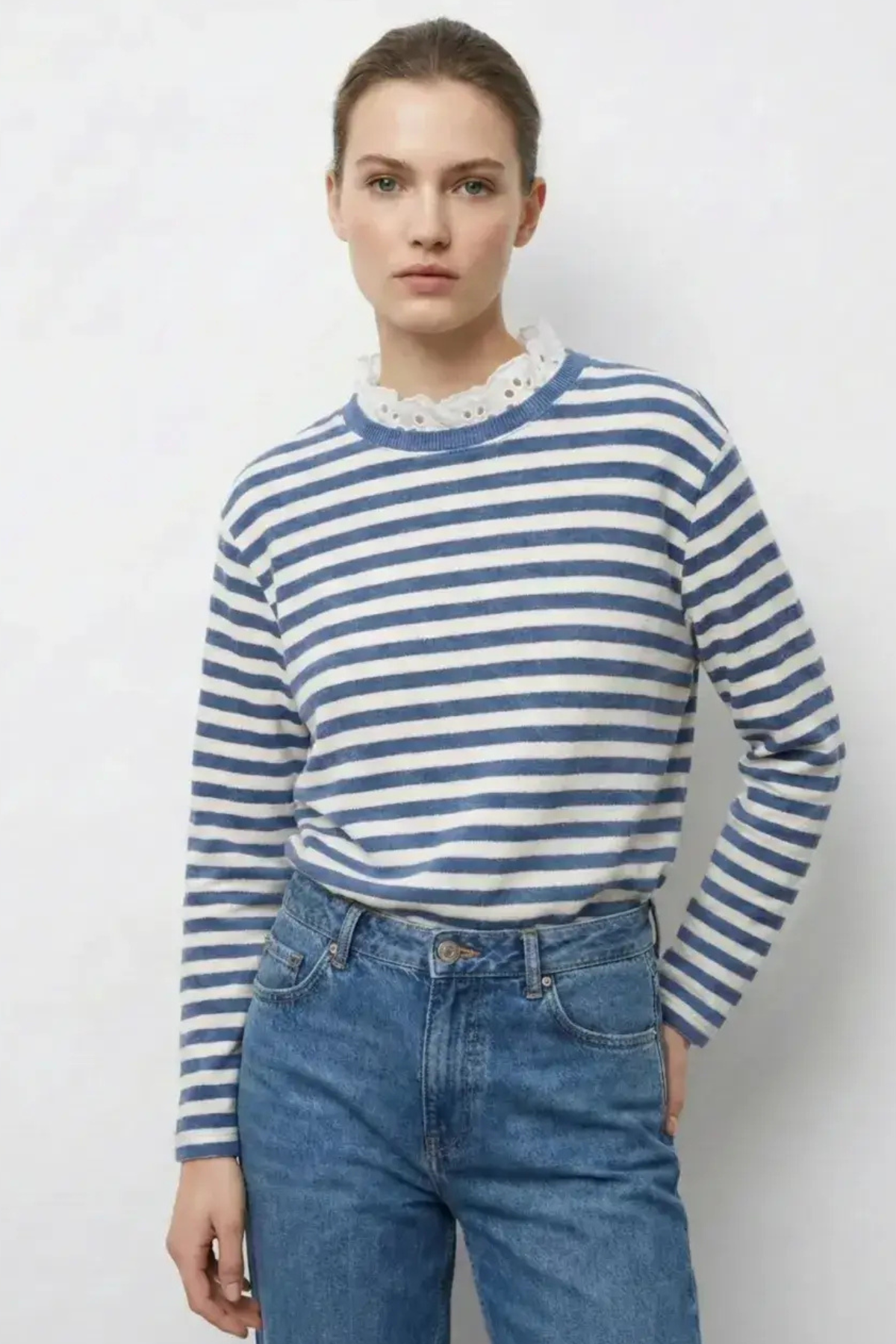 Breton Striped Knit Top
