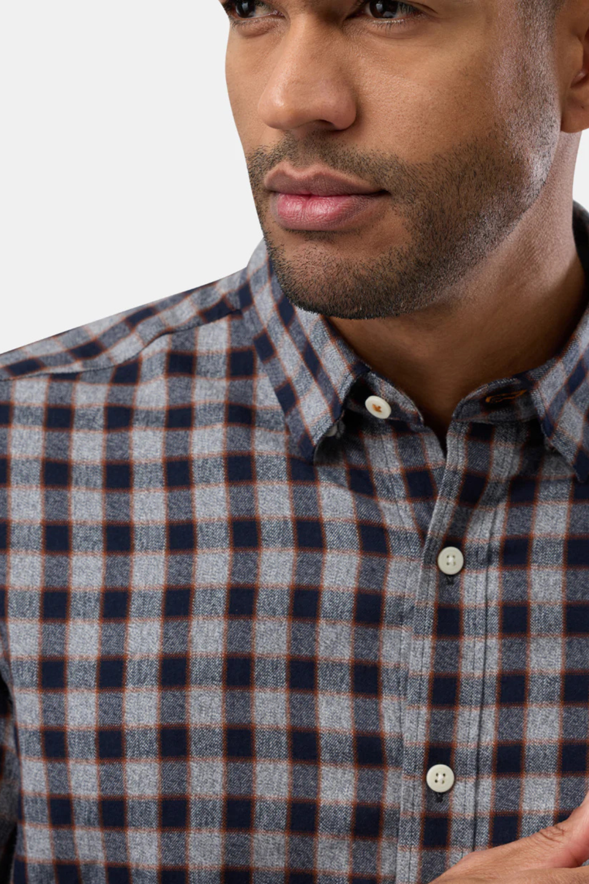 Casual Shirt Grey Plaid