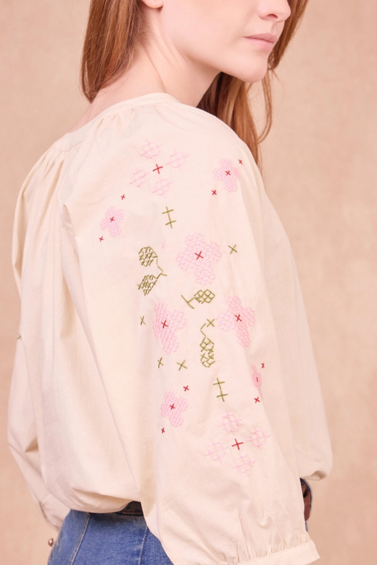 Spinoza Cotton Blouse White