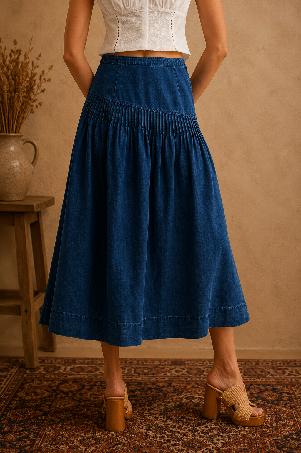 The Pintuck Skirt