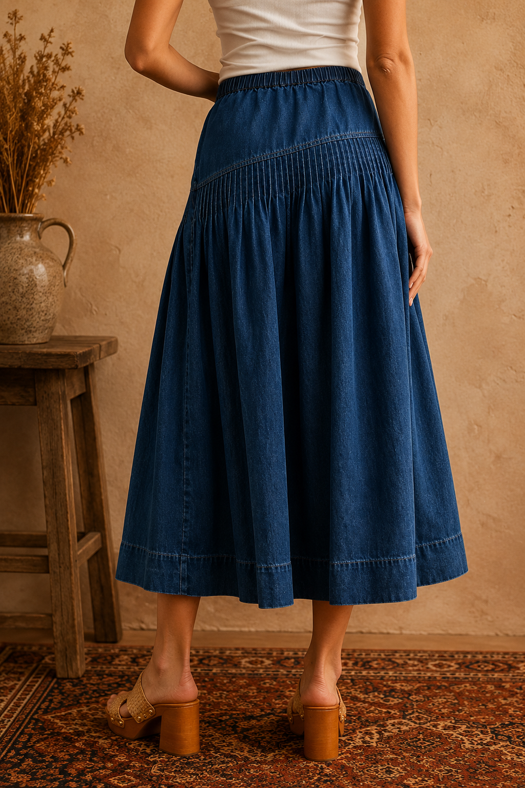 The Pintuck Skirt