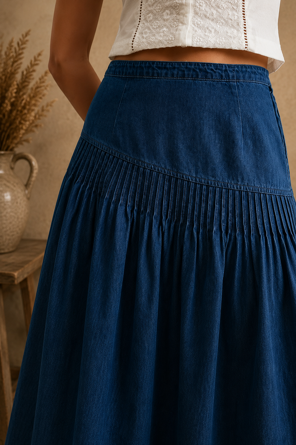 The Pintuck Skirt