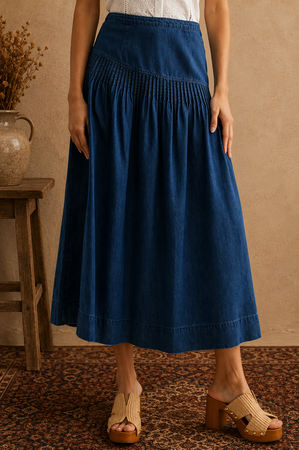 The Pintuck Skirt