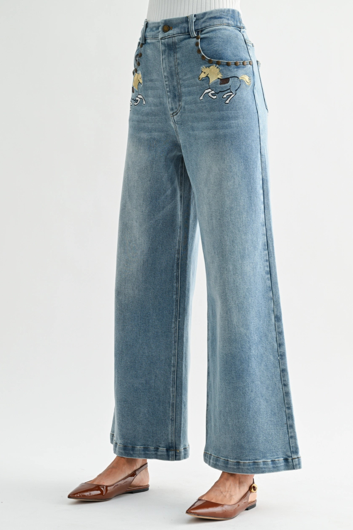High Horse Wide Leg Jeans
