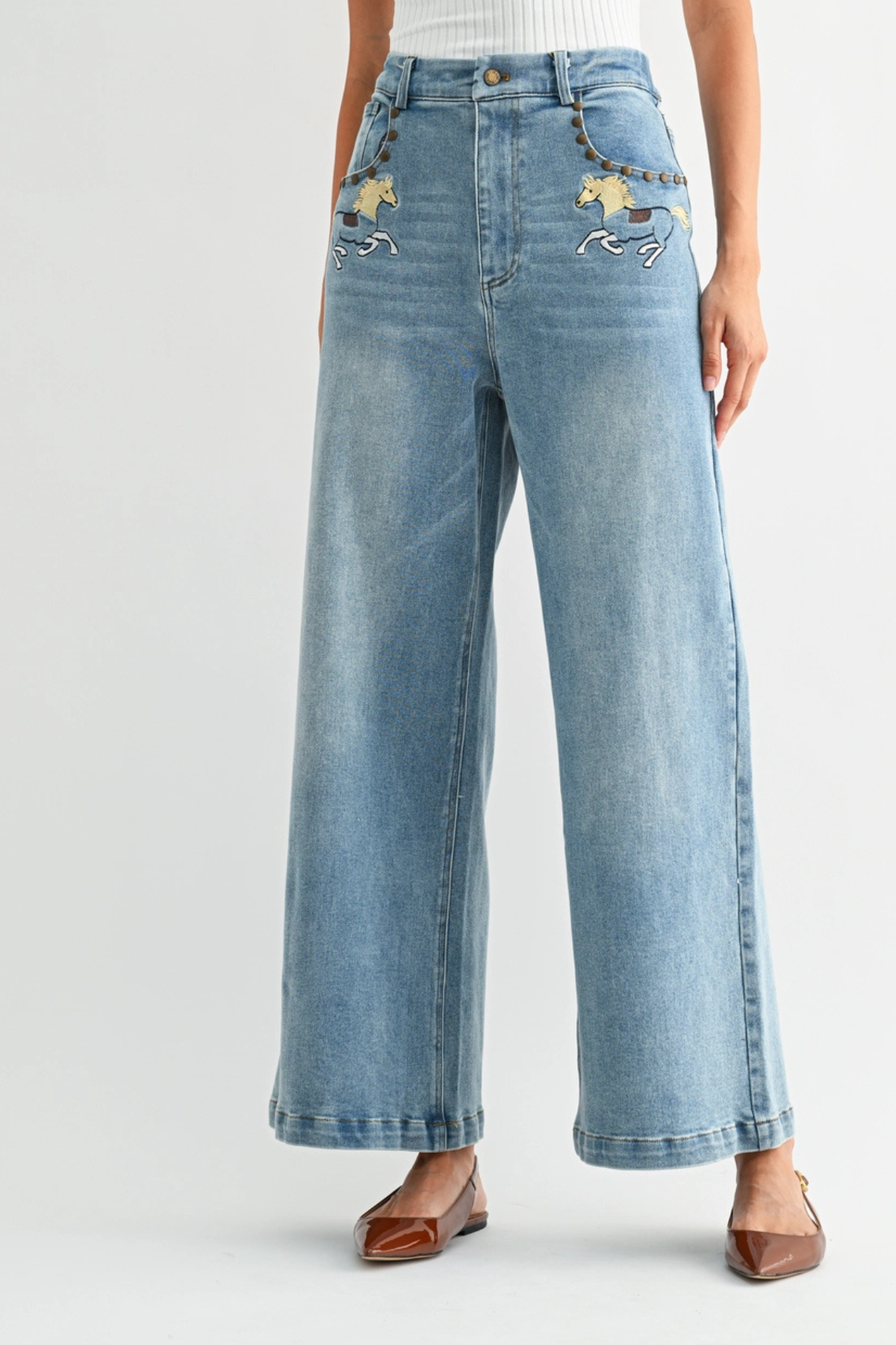 High Horse Wide Leg Jeans