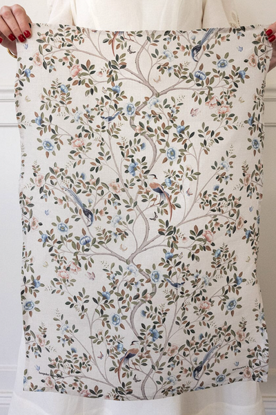 Camellia Tree 100% Linen Tea Towel