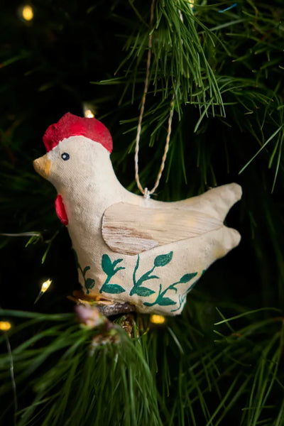 Canvas Chicken Hanging Decoration