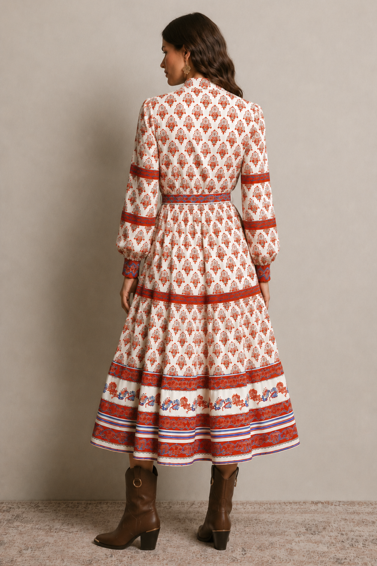 Caravan Block Print Dress