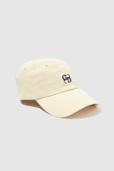 Ceres Monogram Cap Ecru