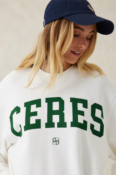 Ceres Monogram Cap Navy