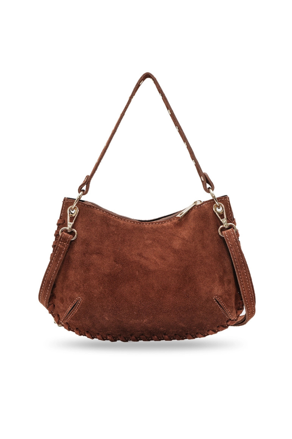 Joelle Suede Bag Brown