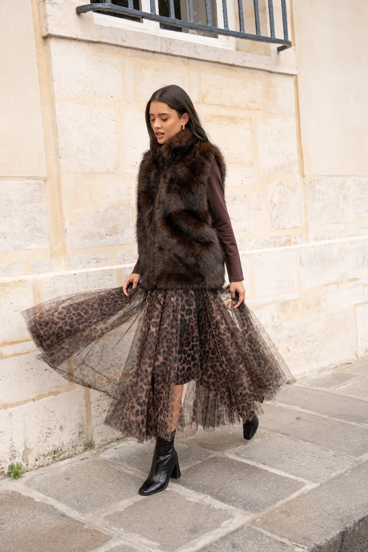 Oslo Faux Fur Vest