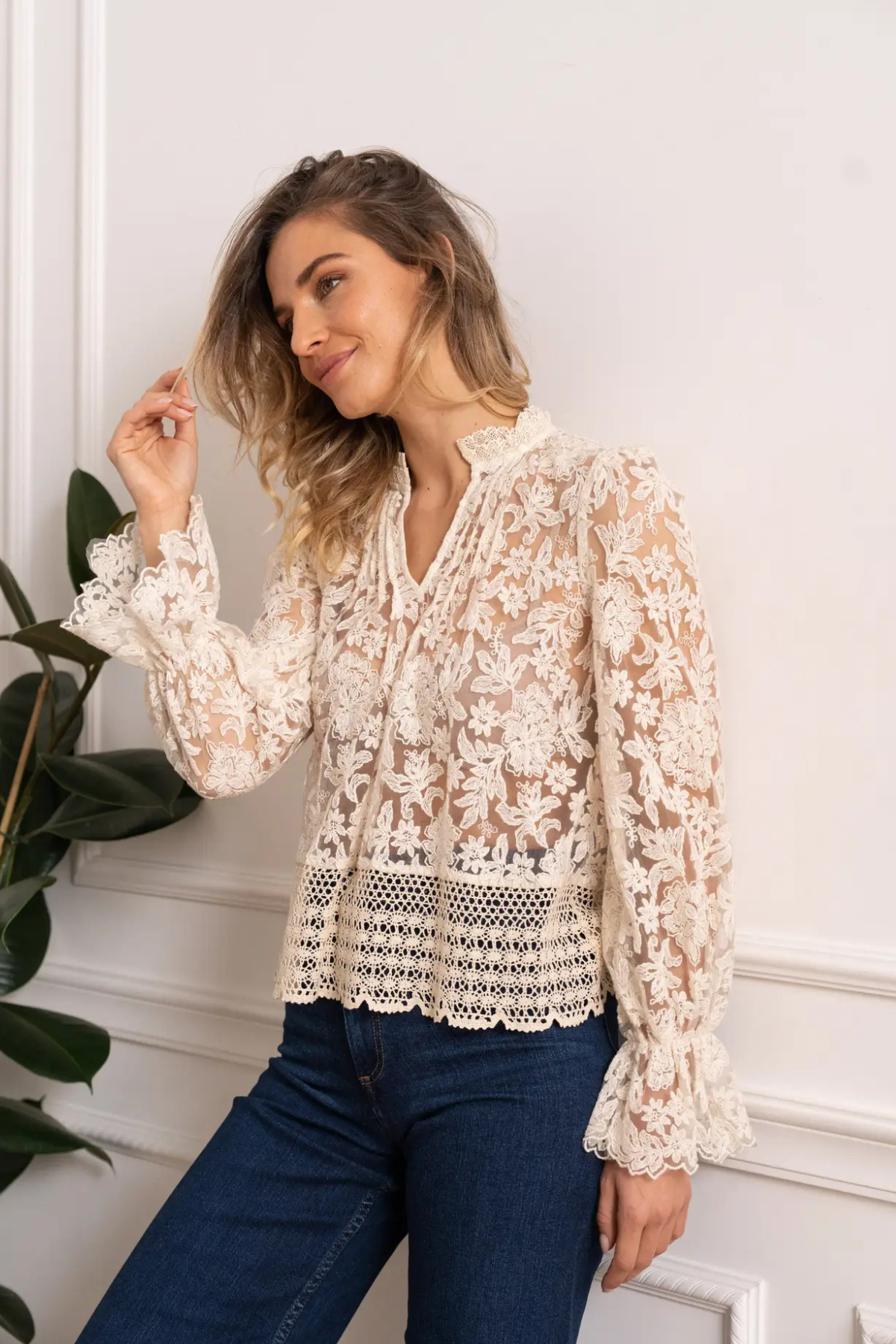 Bohemian Lace Blouse