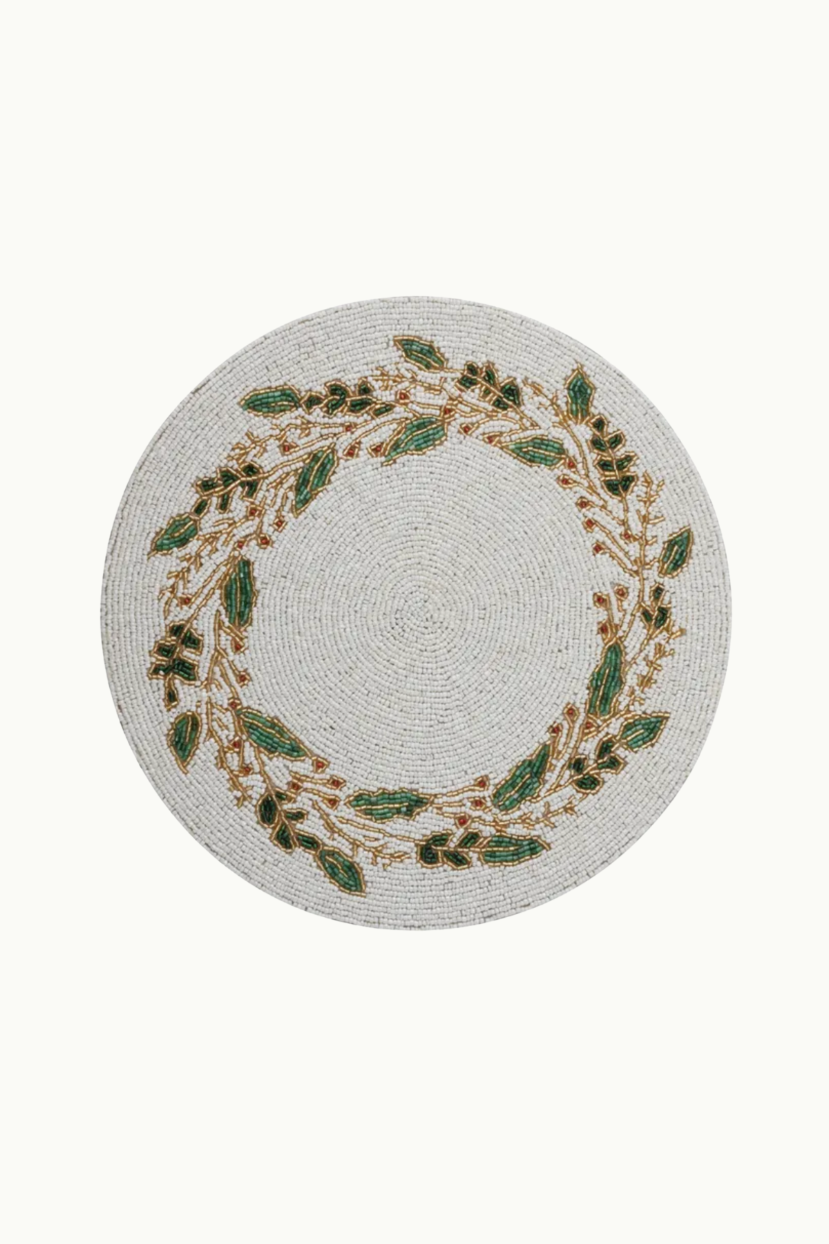 Christmas Beaded Placemat