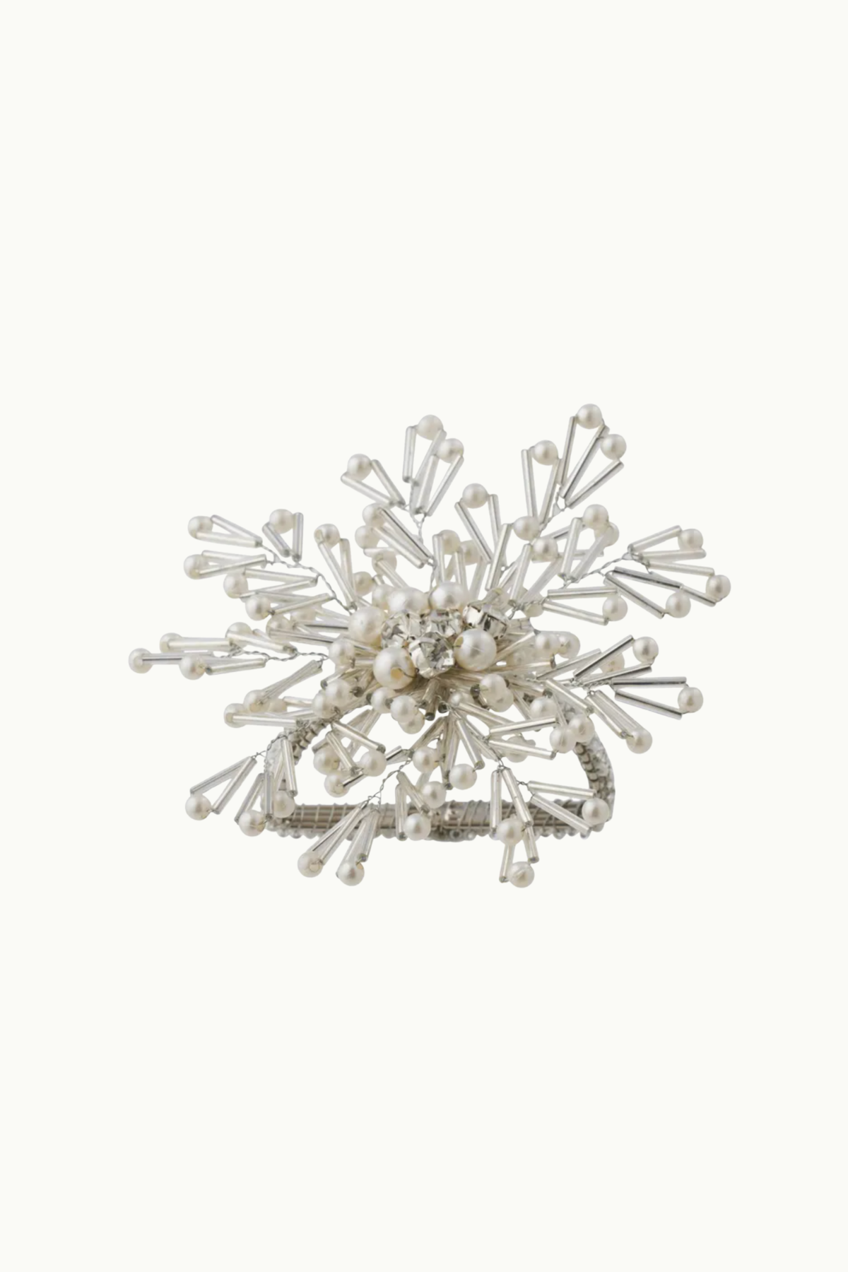 Beaded Pearl Napkin Ring