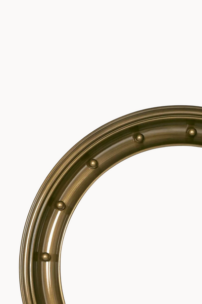 Clive Mirror Burnt Gold
