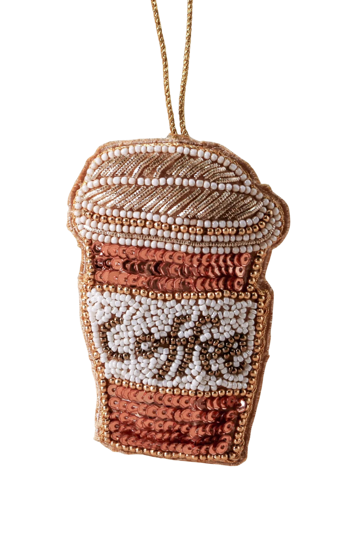 Coffee Beaded Decoration