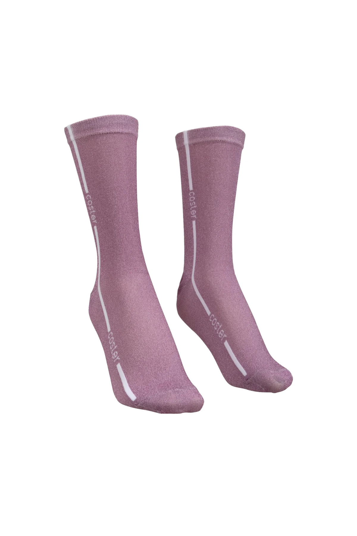 Socks with Glitter Magenta