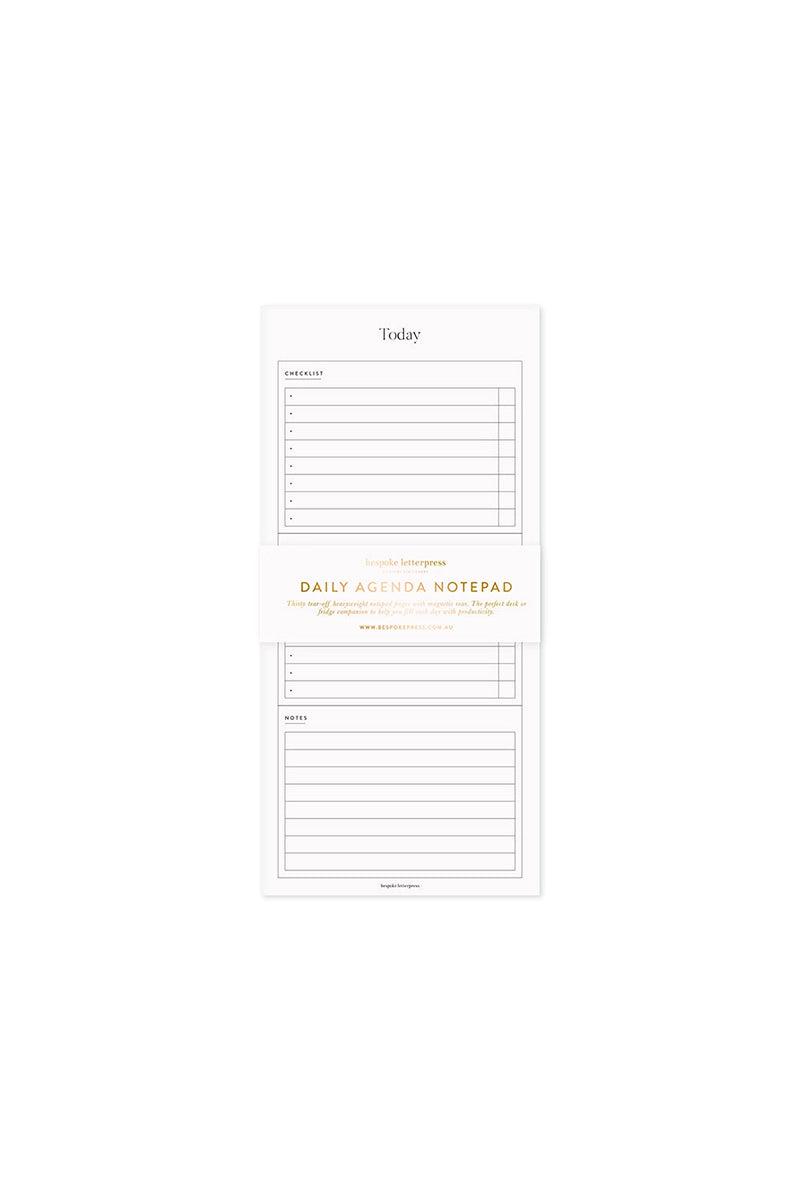 Daily Agenda Fridge Notepad