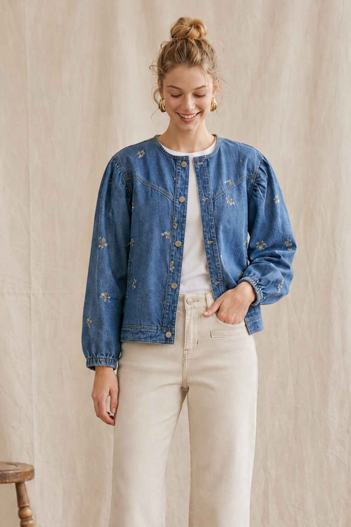Daisy Chain Denim Jacket
