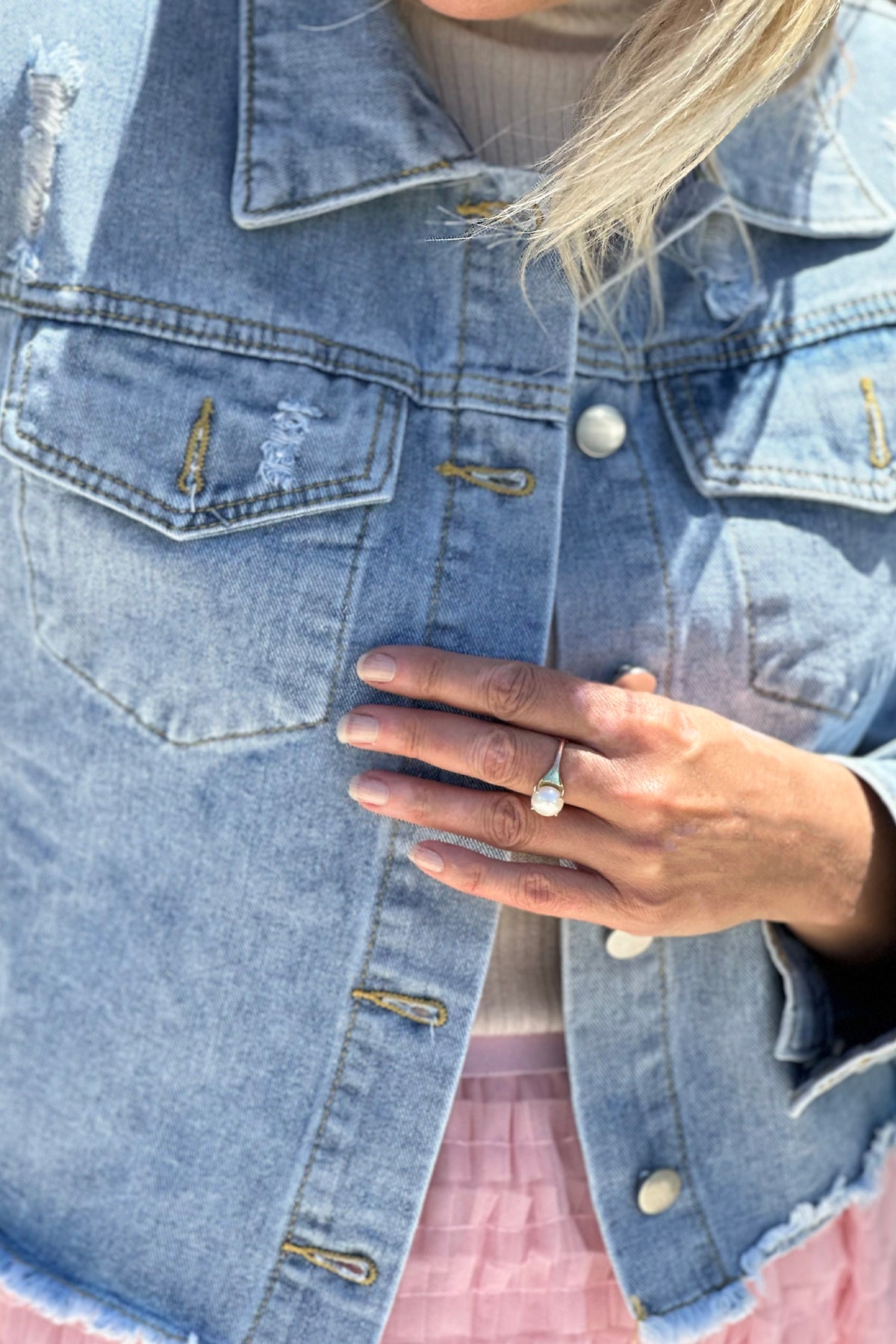 Sparkles and Stars Denim Jacket