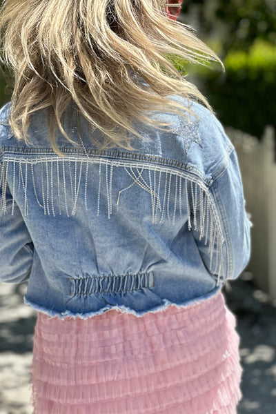 Sparkles and Stars Denim Jacket