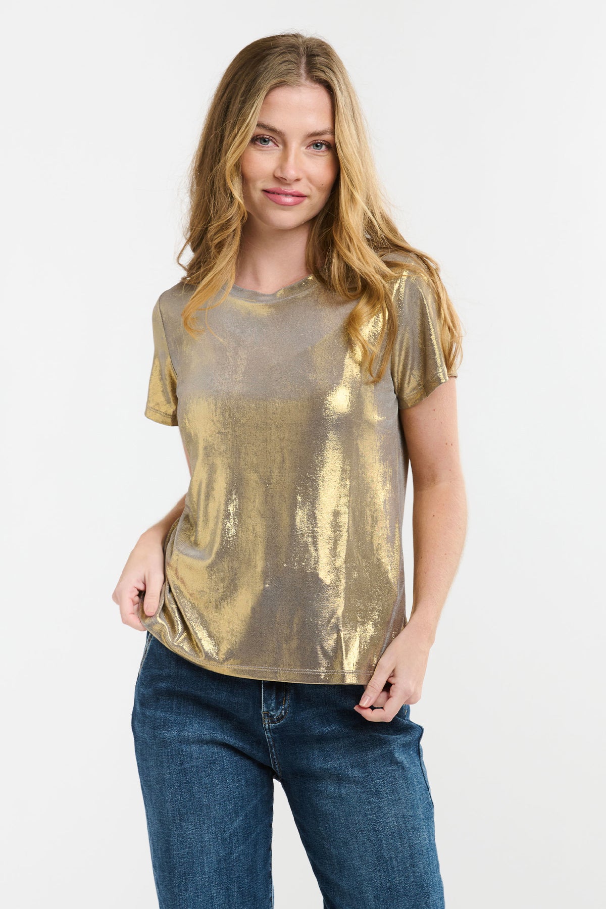 Disco Tee Gold