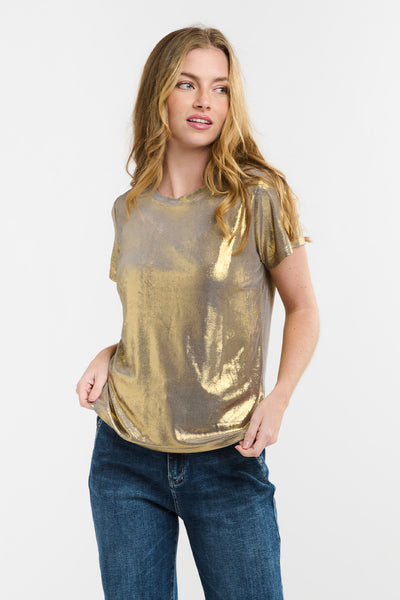 Disco Tee Gold