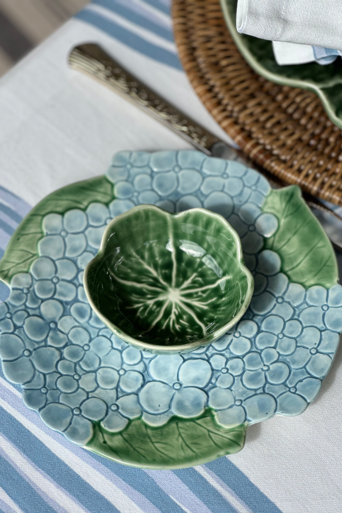 Eliza Ceramic Floral Plate