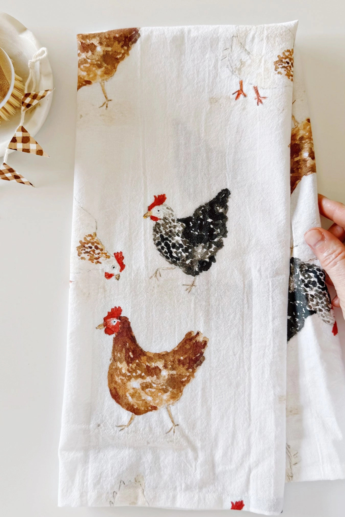 Chickens Tea Towel