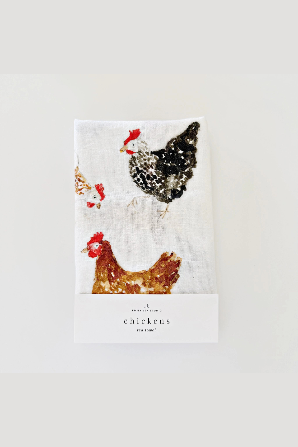 Chickens Tea Towel
