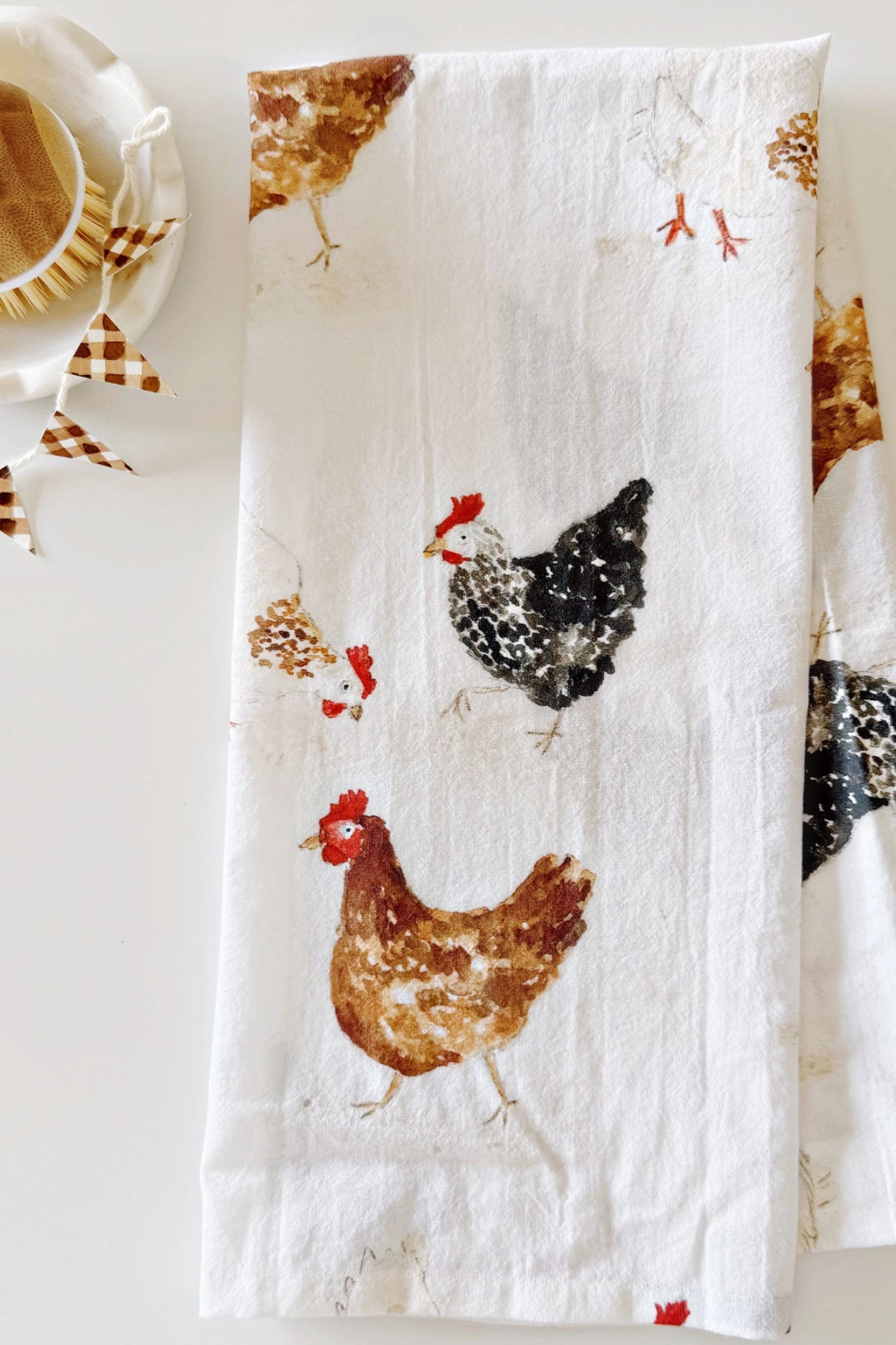 Chickens Tea Towel