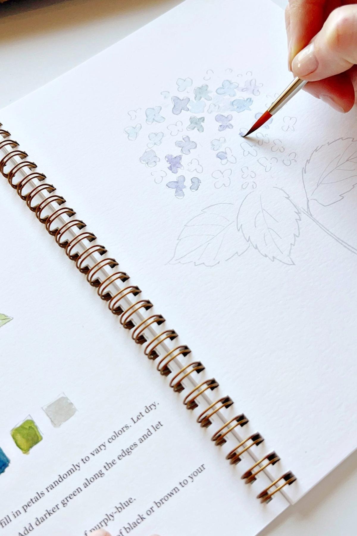 Flowers Watercolor Workbook