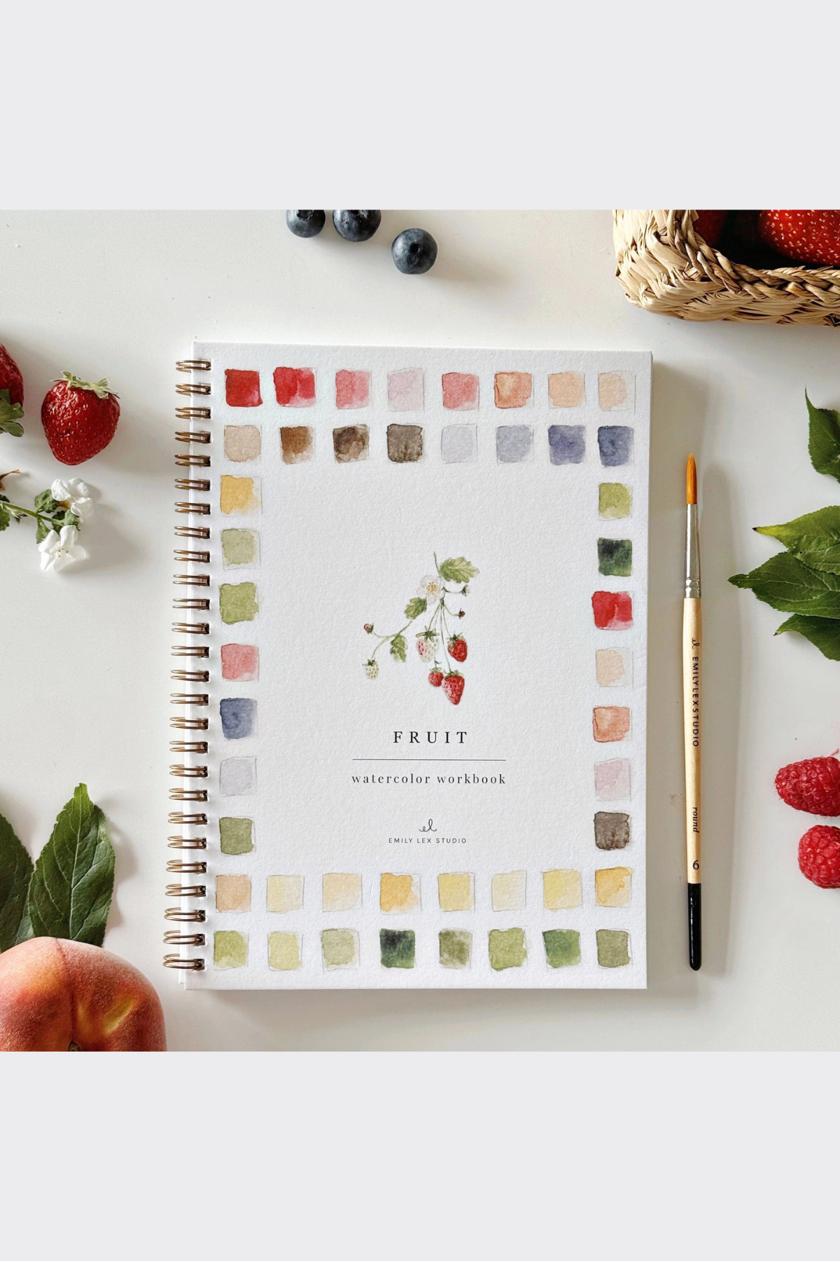 Fruit Watercolor Workbook