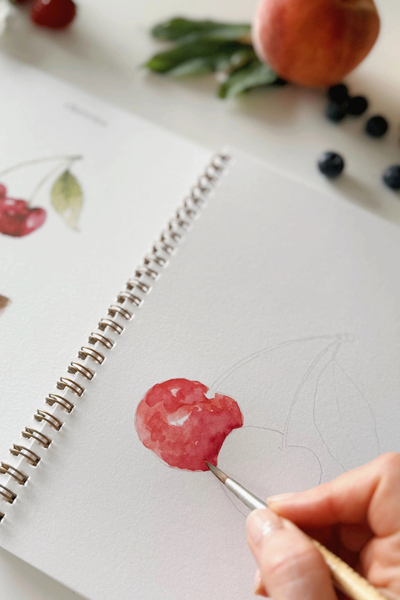 Fruit Watercolor Workbook