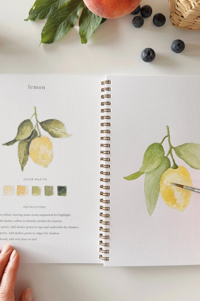Fruit Watercolor Workbook
