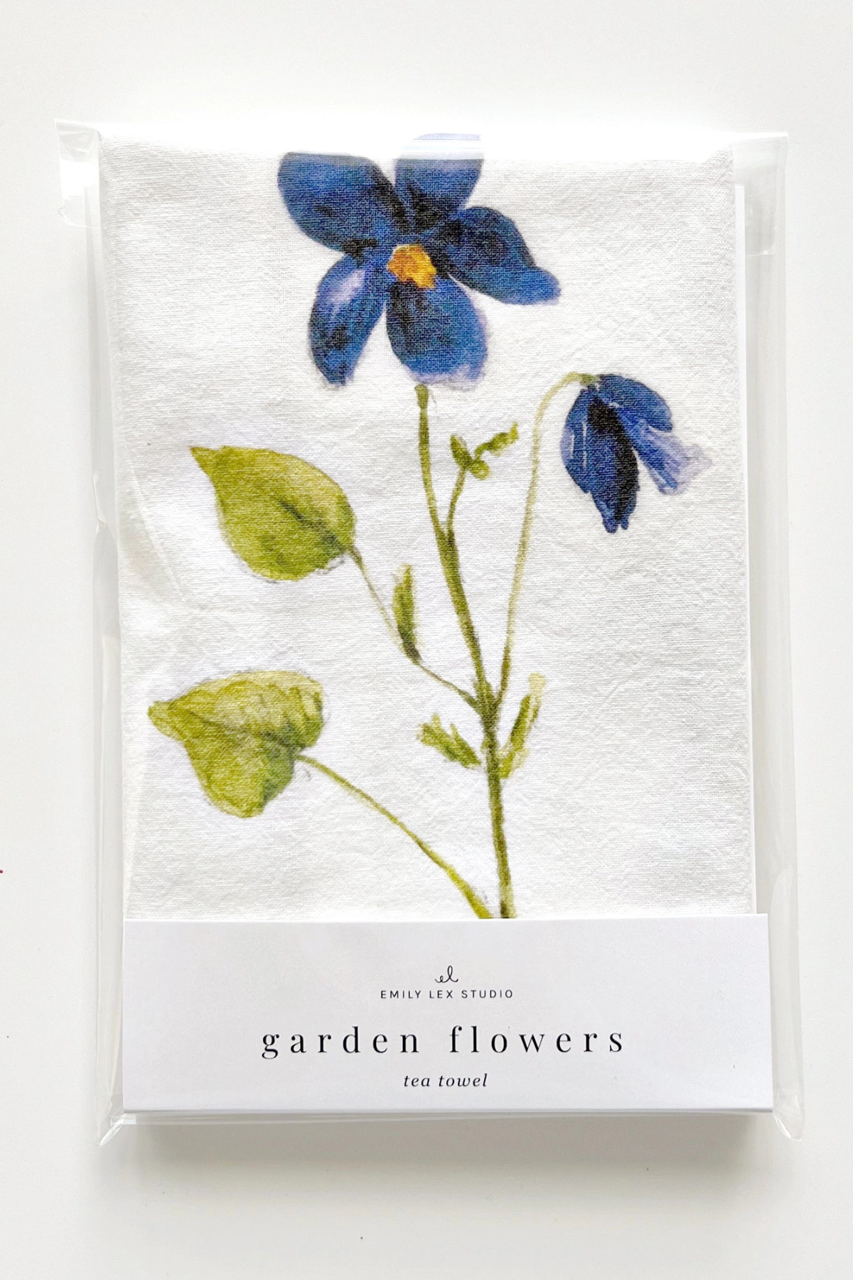 Garden Flowers Tea Towel