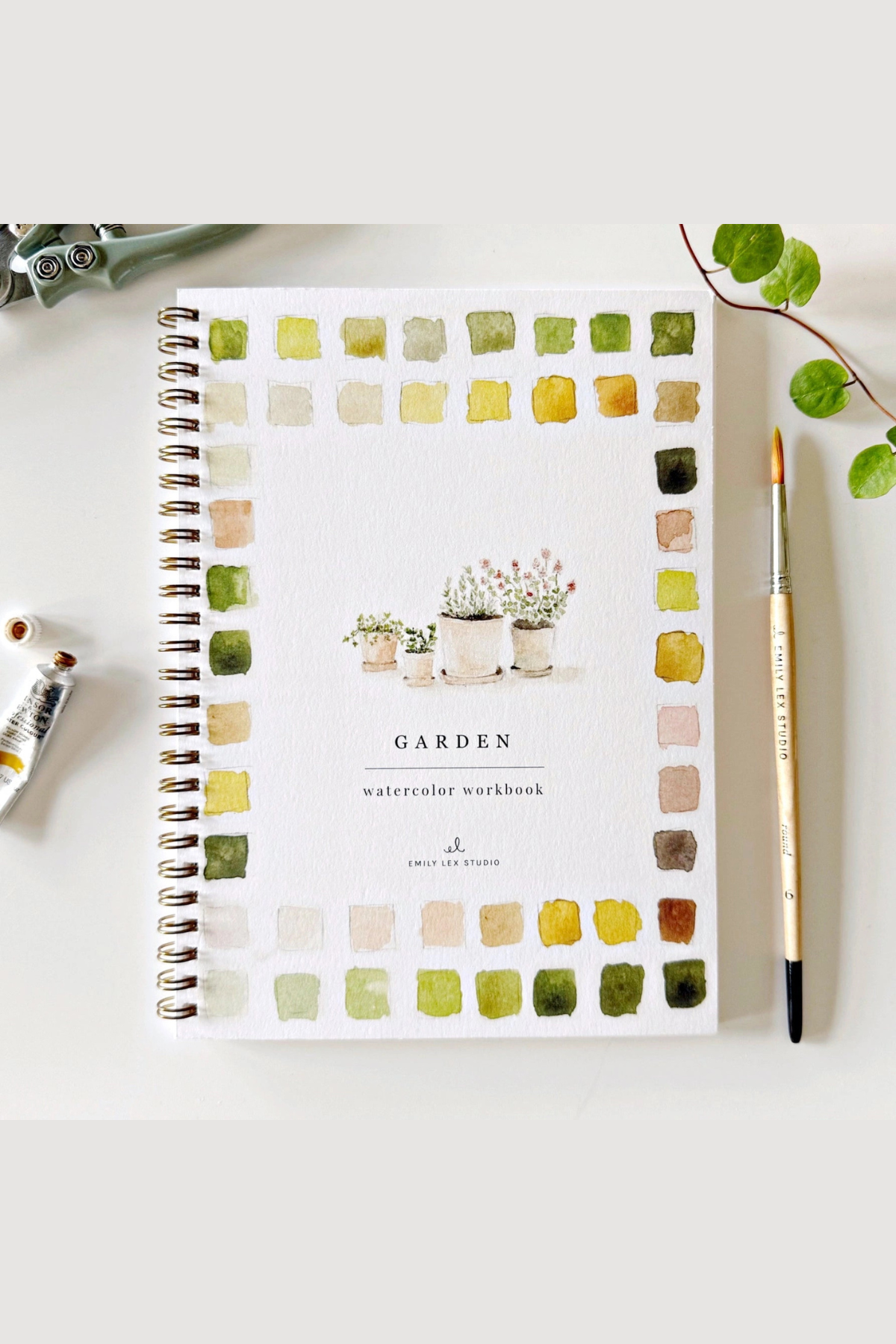 Garden Watercolor Workbook