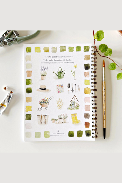 Garden Watercolor Workbook