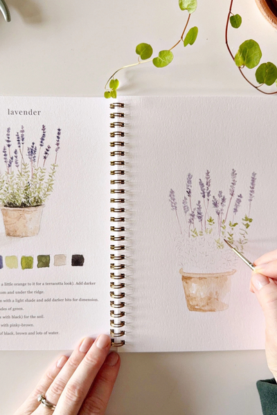 Garden Watercolor Workbook