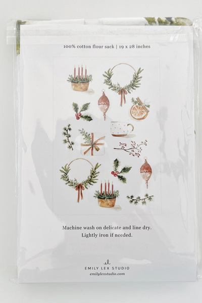 Yuletide Tea Towel
