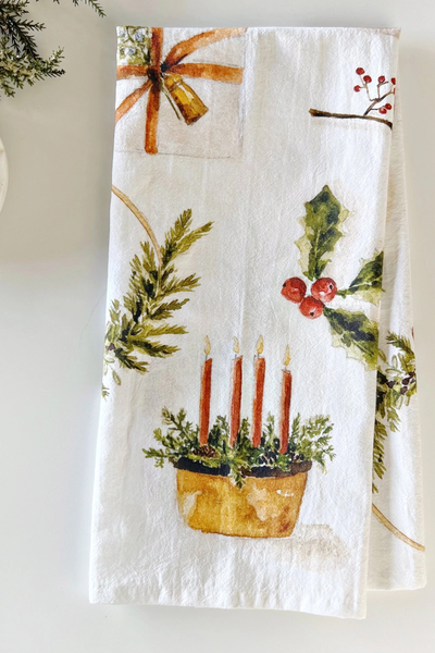 Yuletide Tea Towel