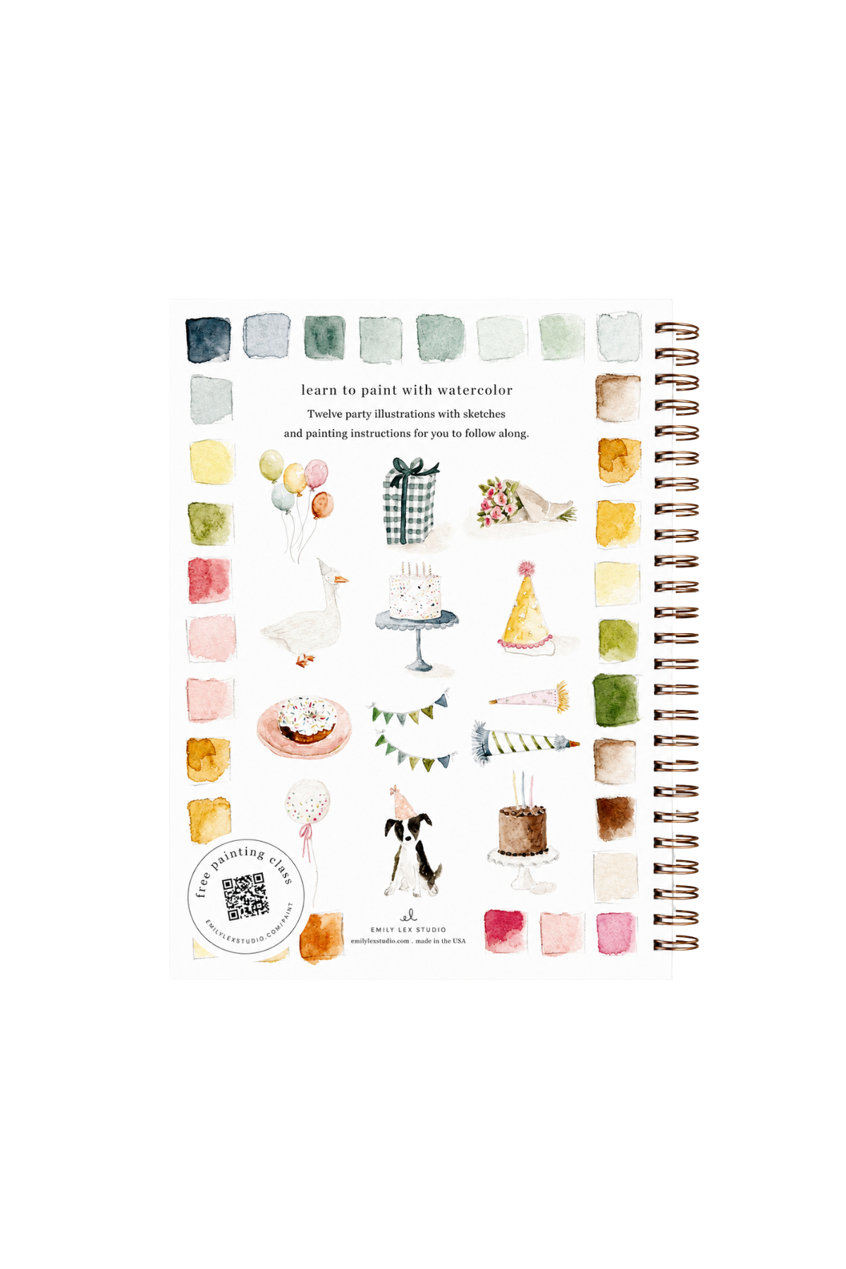 Celebrate Watercolor Workbook