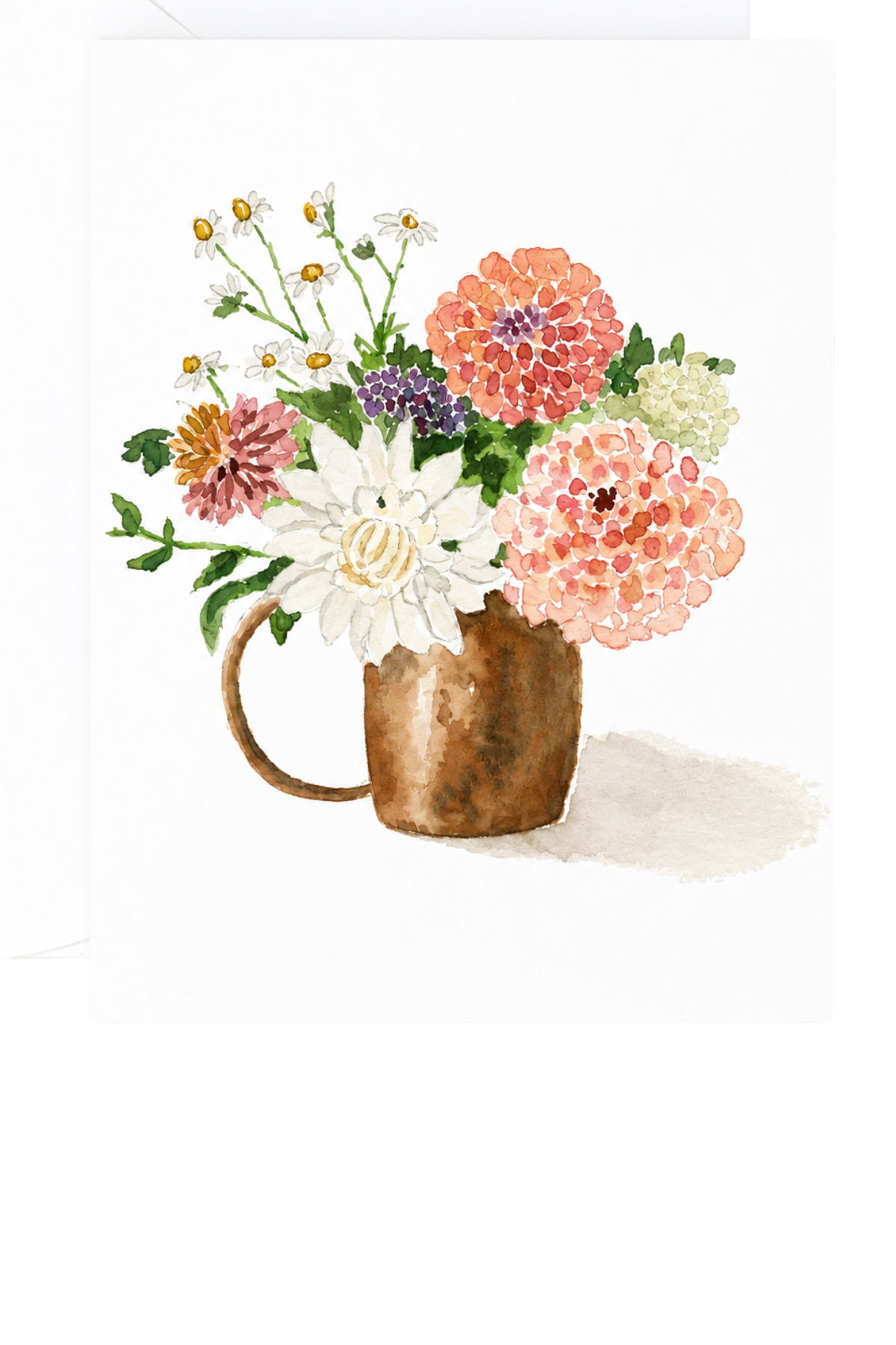 Dahlia Bouquet Notecard