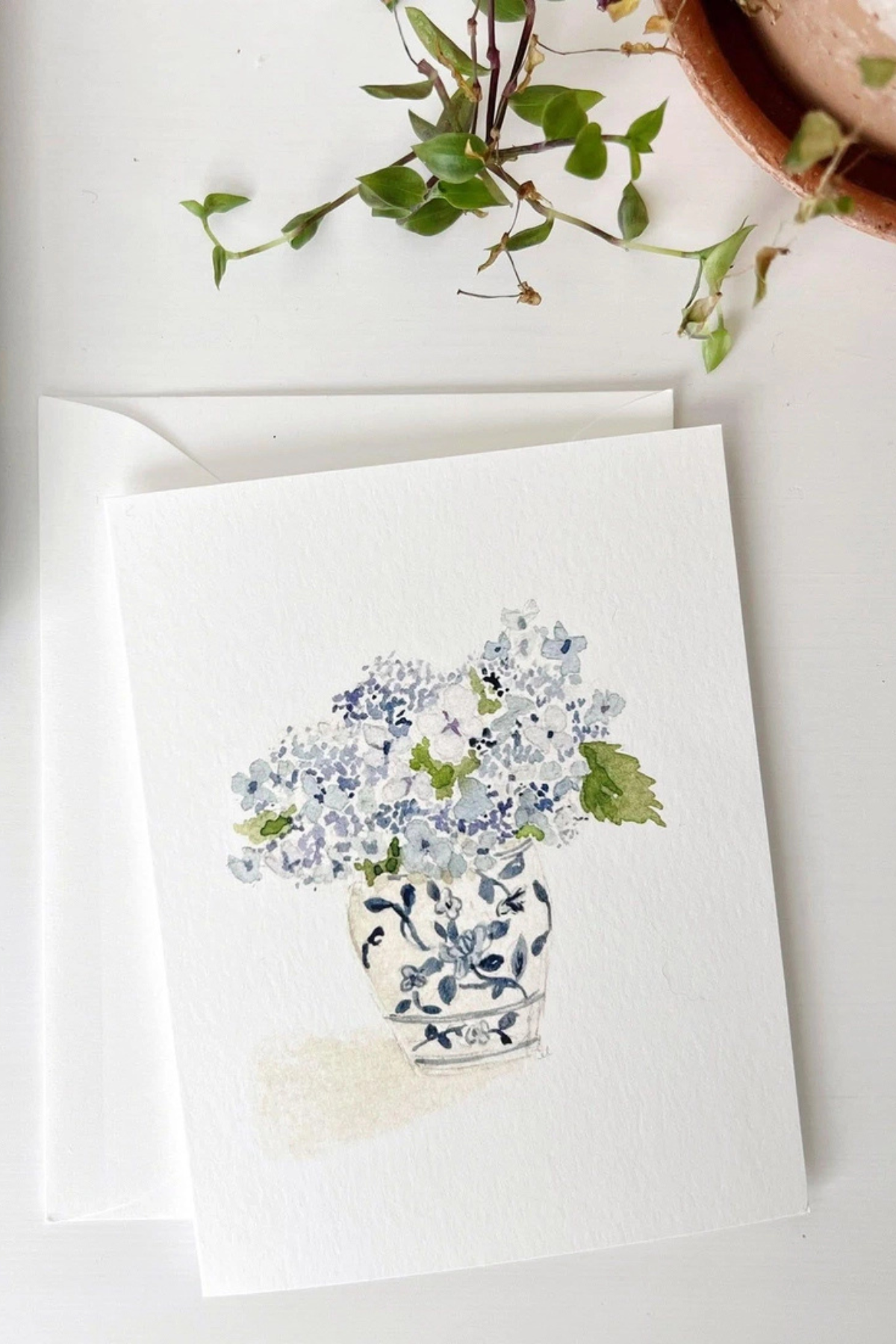 Hydrangea Bouquet Notecard