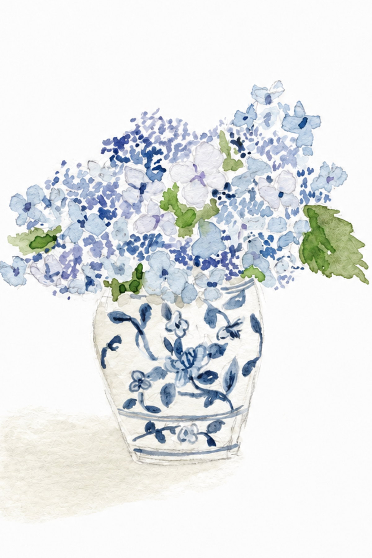 Hydrangea Bouquet Notecard