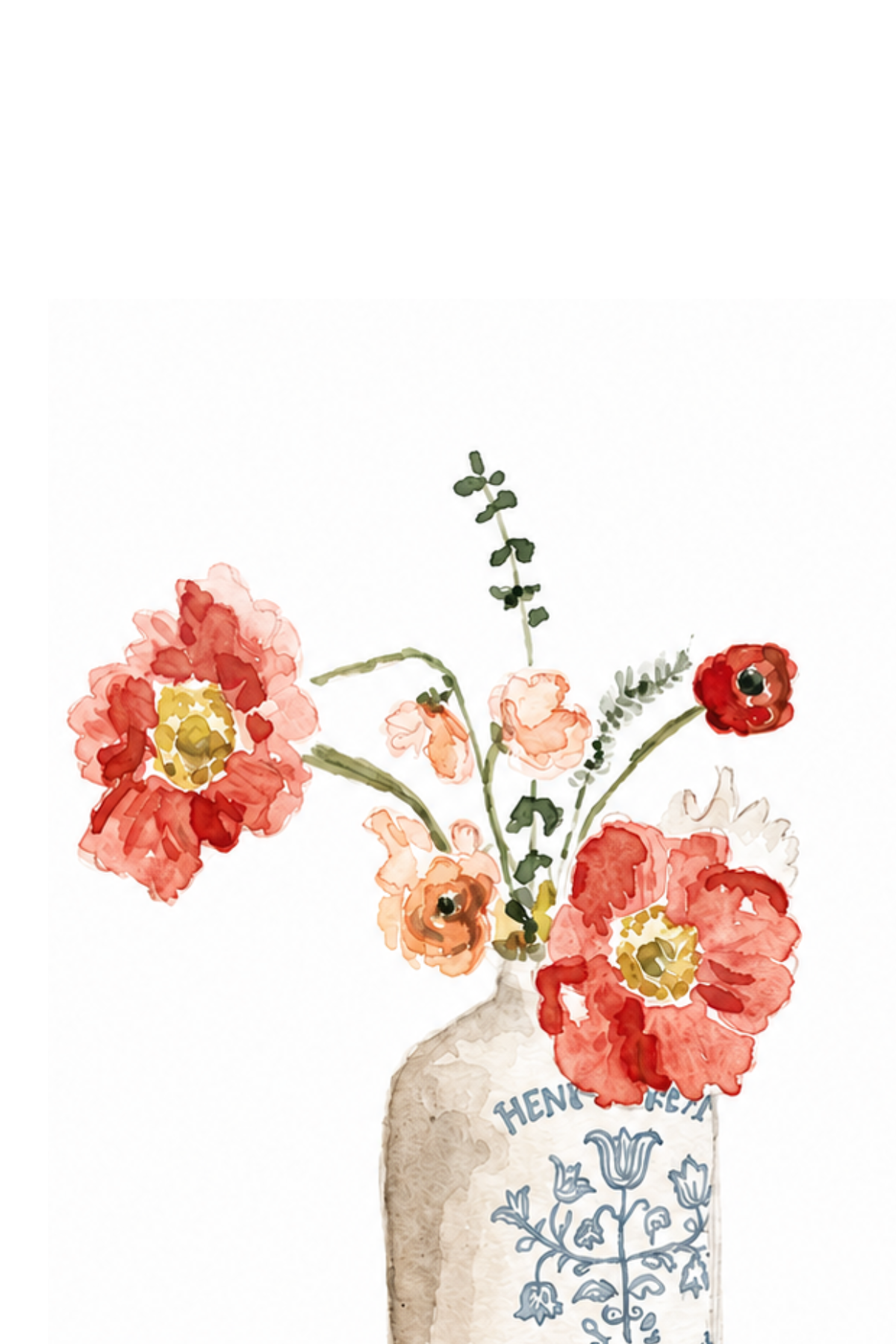 Vintage Bouquet Notecard