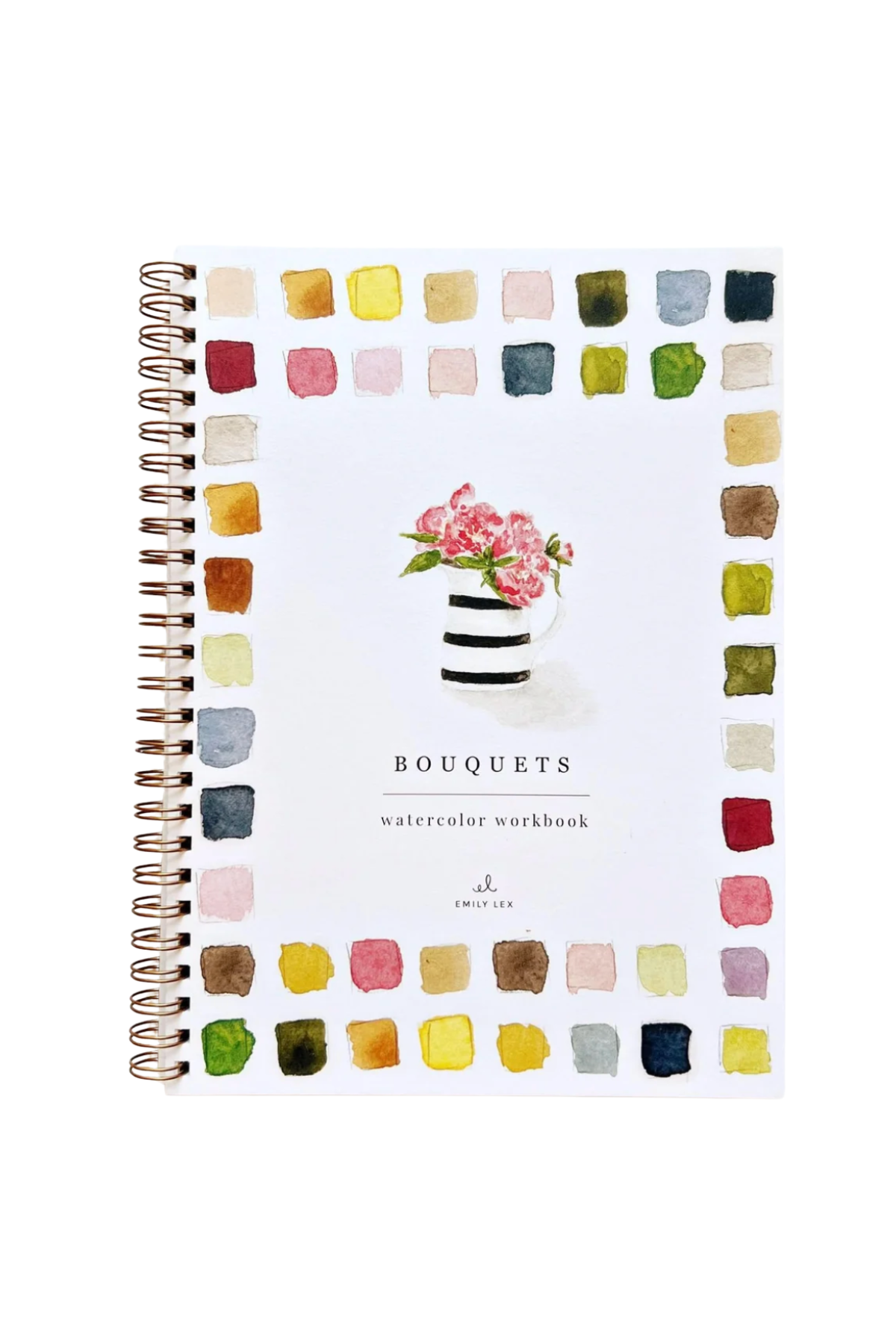 Bouquets Watercolor Workbook