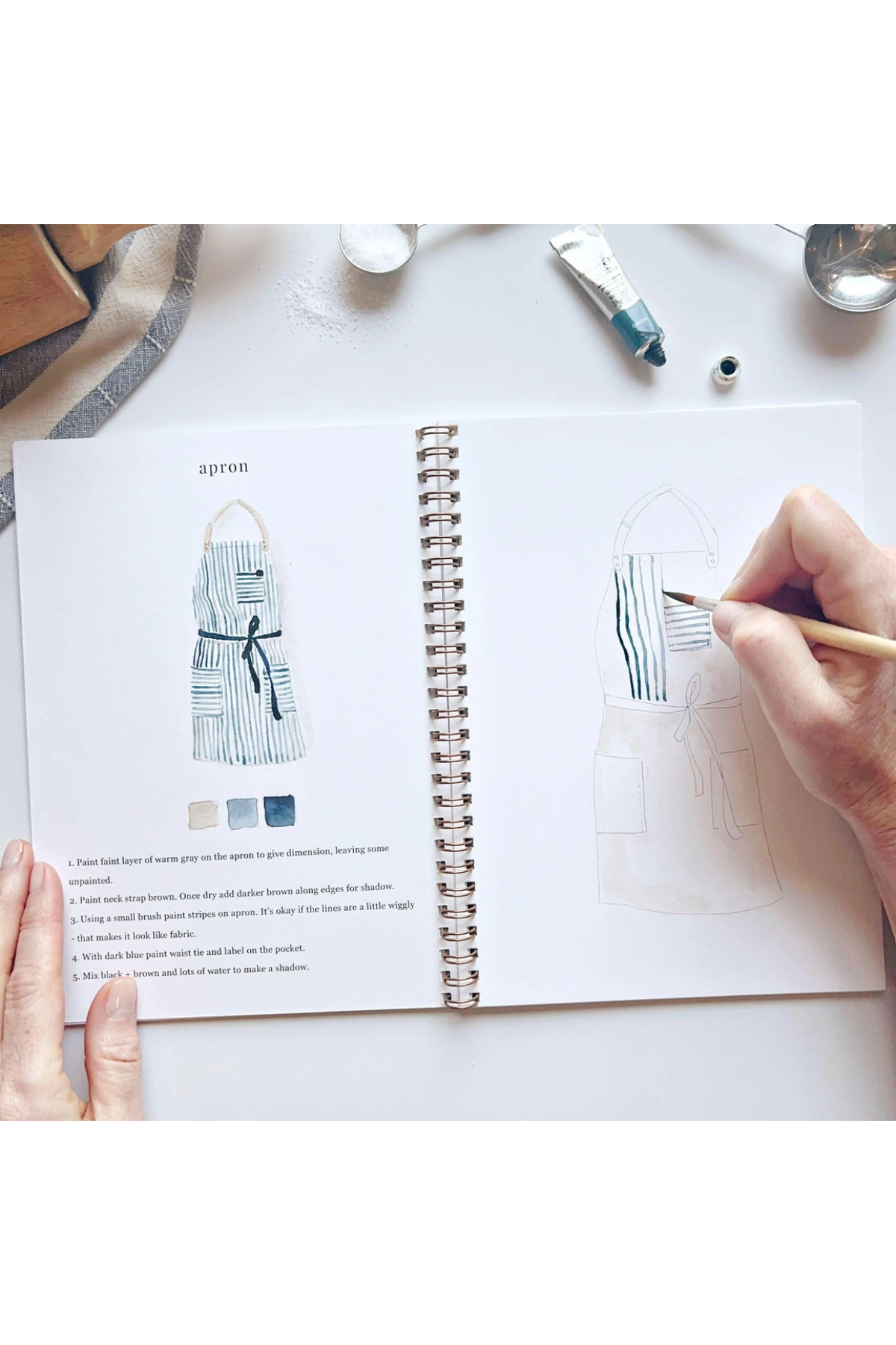 Baking Watercolour Workbook